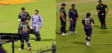 KKR Face Major Injury Concern After Raghuvanshi Leaves Field Mid-Match