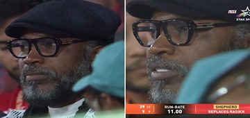 Gayle spotted enjoying SRH vs RCB IPL 2026 clash in Hyderabad stands