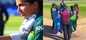 Viral video claiming Harmanpreet-Fatima neck incident is completely fake