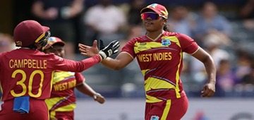 Matthews and Taylor power West Indies to third straight win