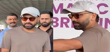 Rohit Sharma protects fan from bodyguard in viral video