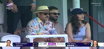 Virat, Anushka and Ravi Shastri Watch IND-AUS WC26 Clash at Lord's