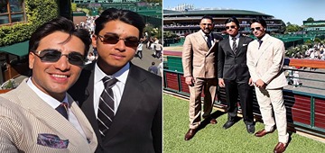 Abhishek, Yuvraj, Vaibhav Attend Wimbledon 2026 Men's Singles Final