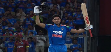 Team India Captain Shubman Gill Smashes Century Against West Indies